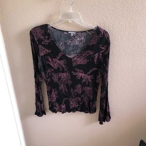 Charlotte Russe Black Blouse